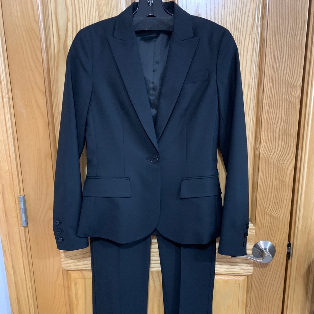Black Jacket & Pants Set by Theory